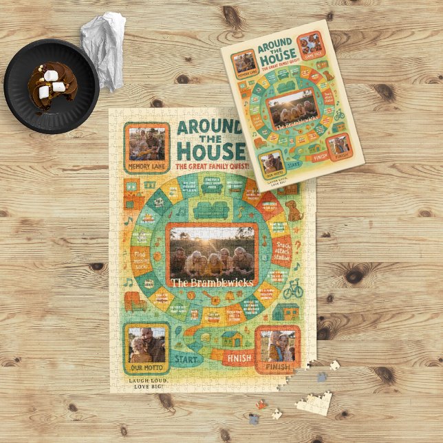 5 Photo | Puzzle personnalisé pour soirée de jeux  (Créateur téléchargé)