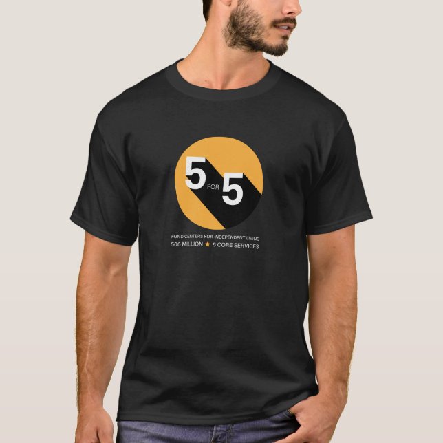 5 POUR 5 T-SHIRTS SOMBRES (Devant)