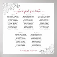 5 Tableau Mariage en dentelle Rose de tableau en b