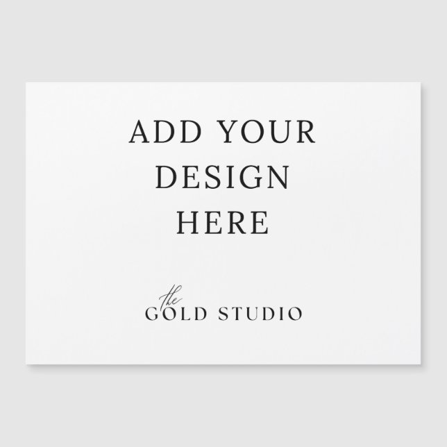 5 x 7 Carte postale magnétique Vide de paysage (Devant)