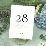 5 x 7 Gold Calligraphie Moderne Mariage Numéro de<br><div class="desc">***cette conception fait partie d'une collection correspondante*** _________________________ ce modèle de conception est entièrement modifiable / personnalisable par vous le client - cliquez sur personnaliser un autre bouton si vous souhaitez déplacer, ajouter, supprimer ou apporter des modifications importantes à la conception ___________________________________________________ si vous avez des questions de DESIGN ou...</div>