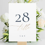 5 x 7 Marine Blue Elegant Gold Mariage Numéros de<br><div class="desc">*PAS VRAI FOIL* ***cette conception fait partie d'une collection correspondante*** ___________________________ ce modèle de conception est entièrement modifiable / personnalisable par vous le client - cliquez sur personnaliser un autre bouton si vous souhaitez déplacer, ajouter, supprimer ou apporter des modifications importantes à la conception _______________________ _______ *si vous avez des...</div>