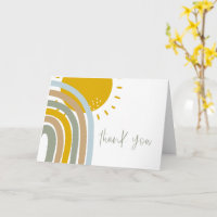 5 x 7 pouces Sunshine Pastel Rainbow Carte de reme