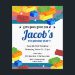 5e anniversaire Blocs de bâtiment Fun Boy<br><div class="desc">Le bâtiment à thème des garçons amusants s'articule autour d'invitations d'anniversaire. Disponible en téléchargement numérique imprimable. Idéal pour toute saison. Construisons quelque chose d'amusant pour votre petit garçon à l'occasion de son anniversaire !</div>