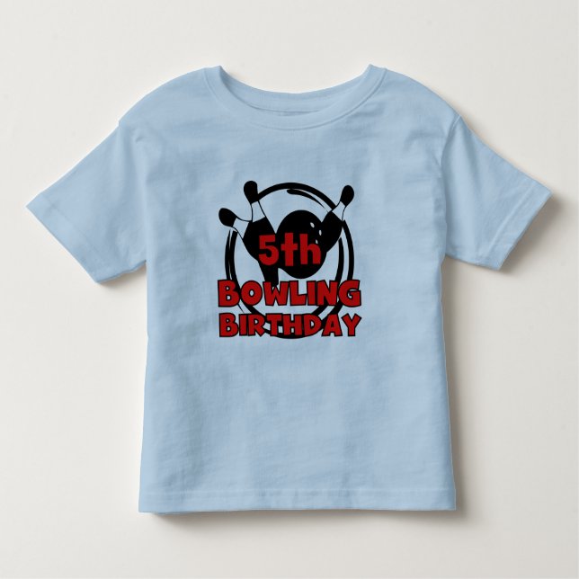 5e Bowling Anniversaire Tshirts et cadeaux (Devant)