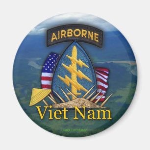 5e forces spéciales berets verts vietnam Magnet