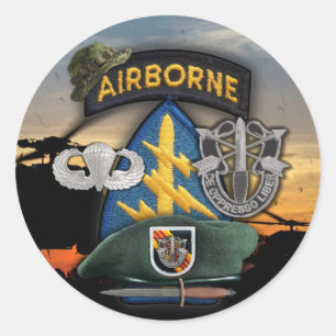 5e forces spéciales Green Berets lrp nam Sticker