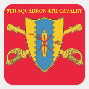 5ème 4èmes AUTOCOLLANTS de CAVALERIE d'ESCADRON