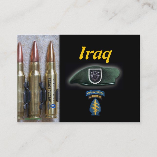 5ème carte de collection de l'Irak de forces (Devant)