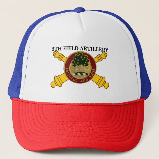 5ème CASQUETTE d'ARTILLERIE de CAMPAGNE (Devant)