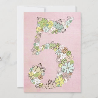 5ème invitation faite sur commande d'invitation de