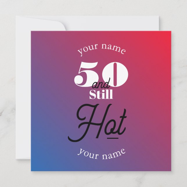 5O et toujours chaud (Devant)