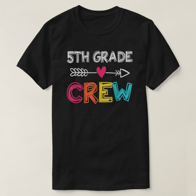 5th Grade Teacher T-Shirt Back To School 5th Grade (Design devant)