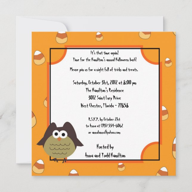 5x5 Éffrayant Fun Halloween Party Invitation (Devant)
