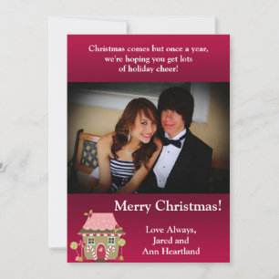 5x7 Candy Land House Invitation