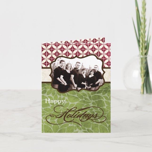 5x7 - Carte de voeux personnalisée en format PONT (Devant)