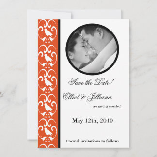 5x7 Enregistrer le Faire-part Fiançailles photo Da