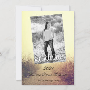 5x7 Faire-part principal Sunrise Pathway Walkway P