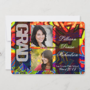 5x7 Graffiti Peinture Faire-part principal