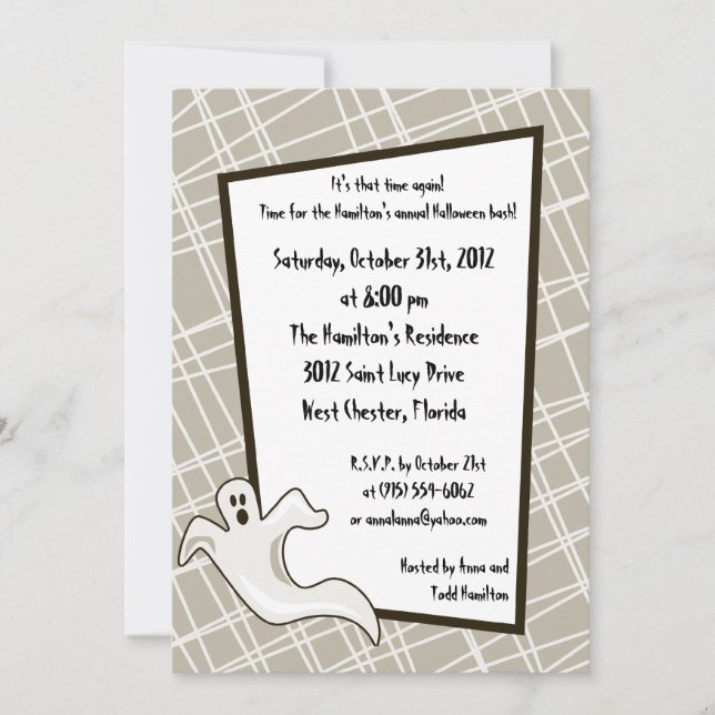5x7 Halloween Fun Party Invitation (Devant)