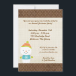 5x7 hiver Snowman hiver Neige Invitation<br><div class="desc">Cette invitation de Noël de taille 5x7 est à la fois branchée et chic. Il est imprimé sur du papier de 110 livres mat, lisse, vibrant et mat. Contient 50 % de contenu recyclé. Parfait pour vos invitations et annonces d'événements les plus formelles. Elles sont fournies avec des enveloppes blanches...</div>