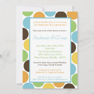 5x7 Invitation Baby shower du roi de la Jungle Saf