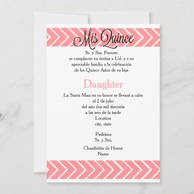 5x7 invitation - coing de mis - personnalisation (Devant)