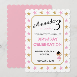 5x7 Invitation échafaudée