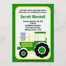 Invitation De Theme De Tracteur Zazzle Fr