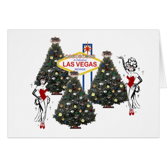 5x7 Las Vegas Christmas Card (Devant horizontal)