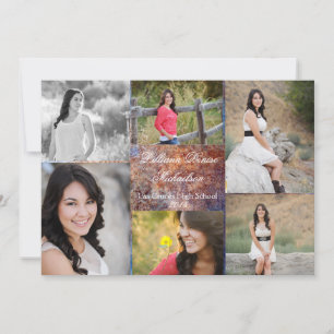 5x7 Métal rouillé Vieux acier Gru Faire-part princ