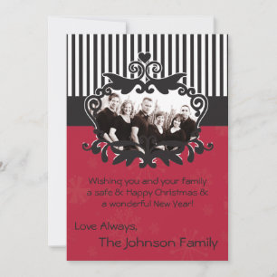 5x7 Noël XMAS Joyeux Carte photo de vacances