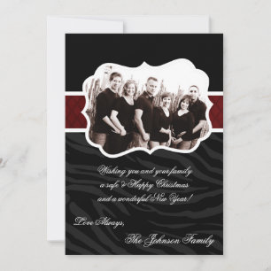 5x7 Noël XMAS Joyeux Carte photo de vacances