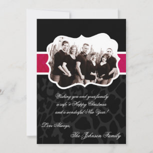 5x7 Noël XMAS Joyeux Carte photo de vacances