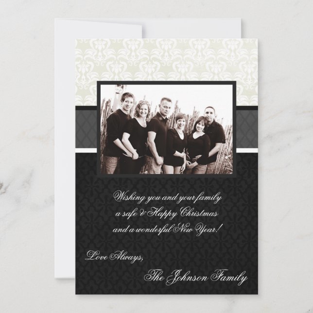 5x7 Noël XMAS Joyeux Carte photo de vacances (Devant)