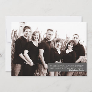 5x7 Noël XMAS Joyeux Carte photo de vacances