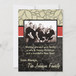 5x7 Noël XMAS Joyeux Carte photo de vacances