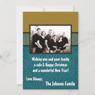 5x7 Noël XMAS Joyeux Carte photo de vacances