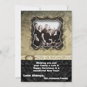 5x7 Noël XMAS Joyeux Carte photo de vacances