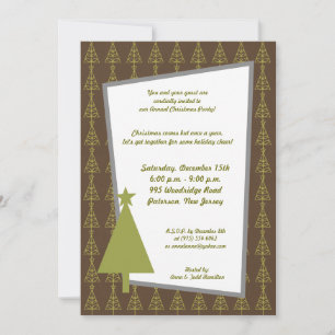 5x7 Plan forêt verte Invitation