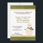5x7 Rustic Snowman avec Scarf Invitation<br><div class="desc">Cette invitation de Noël de taille 5x7 est à la fois branchée et chic. Il est imprimé sur du papier de 110 livres mat, lisse, vibrant et mat. Contient 50 % de contenu recyclé. Parfait pour vos invitations et annonces d'événements les plus formelles. Elles sont fournies avec des enveloppes blanches...</div>