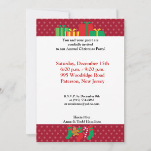 5x7 Stocking / Présente sur Invitation sur place d