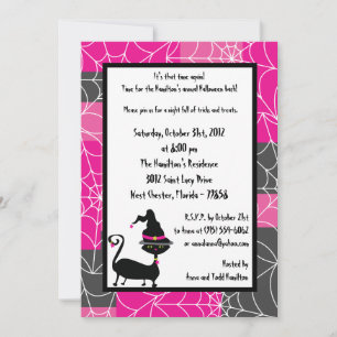 5x7 Witchays Halloween Party Invitation