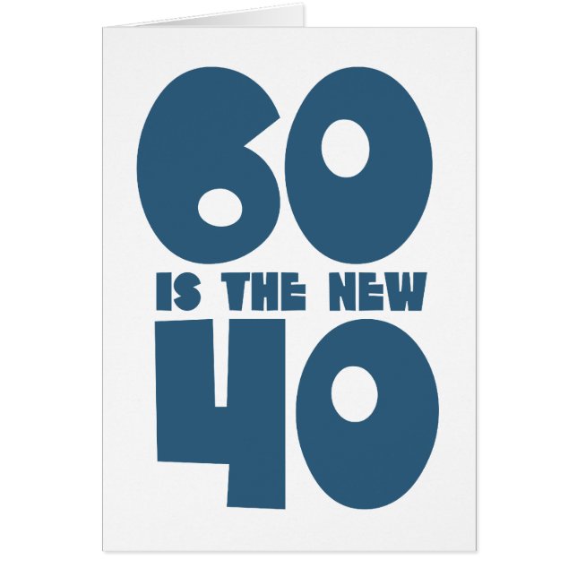 60 est le nouveau 40 (Devant)