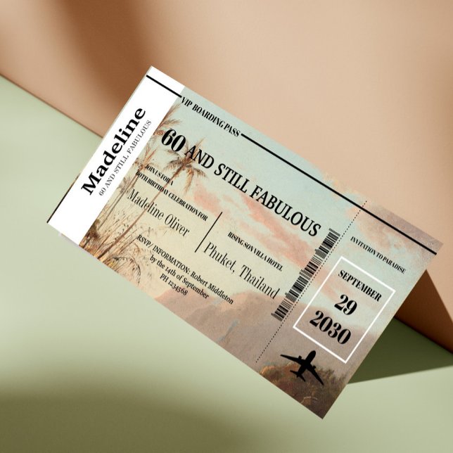 60 et encore fabuleux Passe Tropical Anniversaire (Créateur téléchargé)