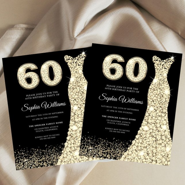 60 & Fabuleux ! ! Budget 60e anniversaire Invitati (Créateur téléchargé)