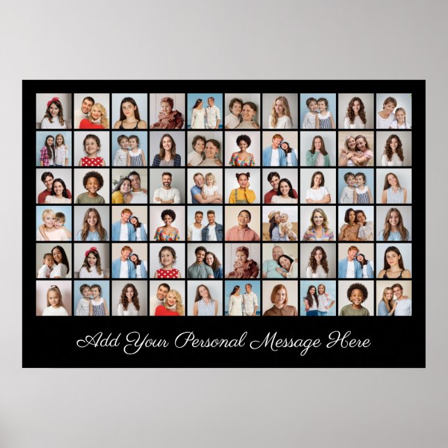 60 Photo Collage Ajoutez Votre Propre Affiche De V (Devant)