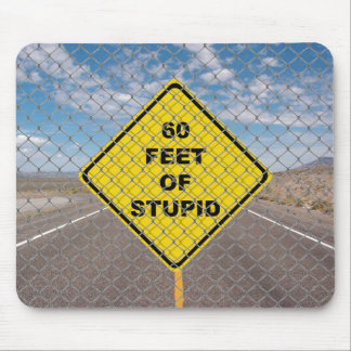 60 pieds de tapis de souris stupide