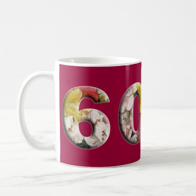 60e anniversaire 60 ans Milestone Mug (Gauche)