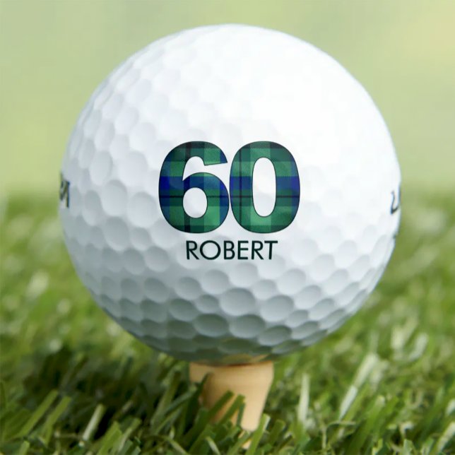 60e anniversaire balles de golf 60 ans cadeau plai (Créateur téléchargé)